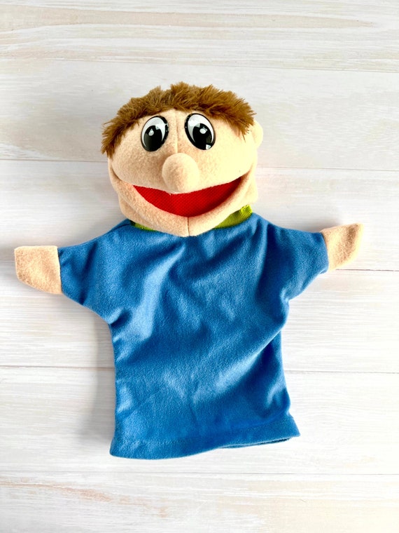 Boy Hand Puppet for Kids Baby Learning Teacher Tools Etsy