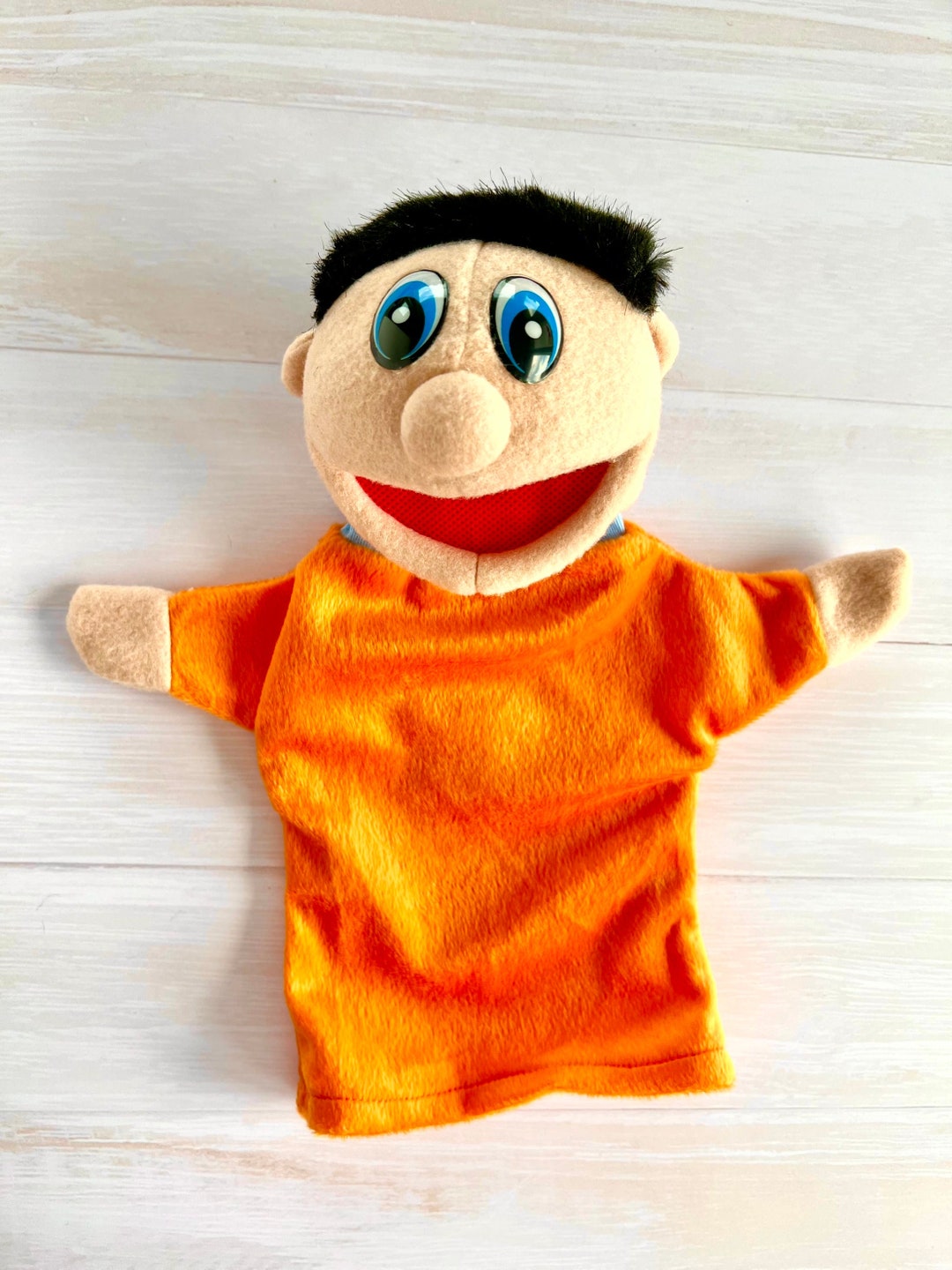 Boy Hand Puppet for Kids Baby Learning Teacher Tools Etsy