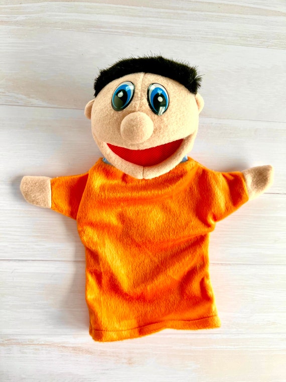 Marioneta de mano de niño para niños, aprendizaje de bebés, herramientas  para maestros, educación en el hogar, juguetes interactivos, materiales de  terapia del habla, material educativo -  México