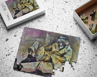 Pieta for the Homeless Jigsaw Puzzle – Social Theme Art, Senior Cognitive Activity
