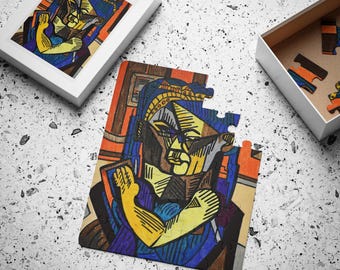 Picasso Inspired Puzzle: 30-Piece Cognitive Learning Family Game