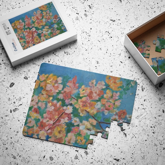 Cherry Blossoms, 30-Piece puzzle, Family Interactive Cognitive Learning Activity