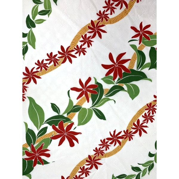 Tropical floral print Trendtex fabric, 2009 45" wide, sold BTY