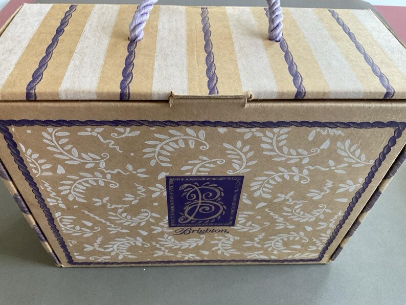 NIB Brighton Rare Vintage Lime Green 90's Small Shoulder/ Hand Bag With Charm afbeelding 11