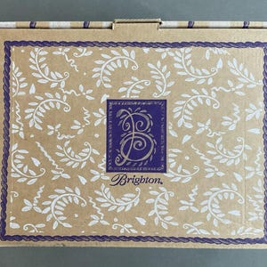 NIB Brighton Rare Vintage Lime Green 90's Small Shoulder/ Hand Bag With Charm afbeelding 12