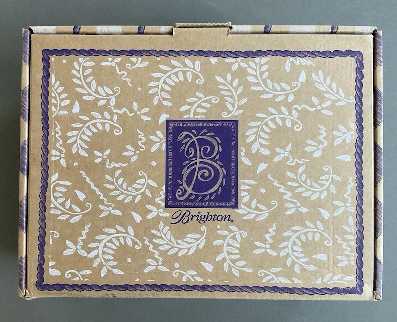 NIB Brighton Rare Vintage Lime Green 90's Small Shoulder/ Hand Bag With Charm afbeelding 12