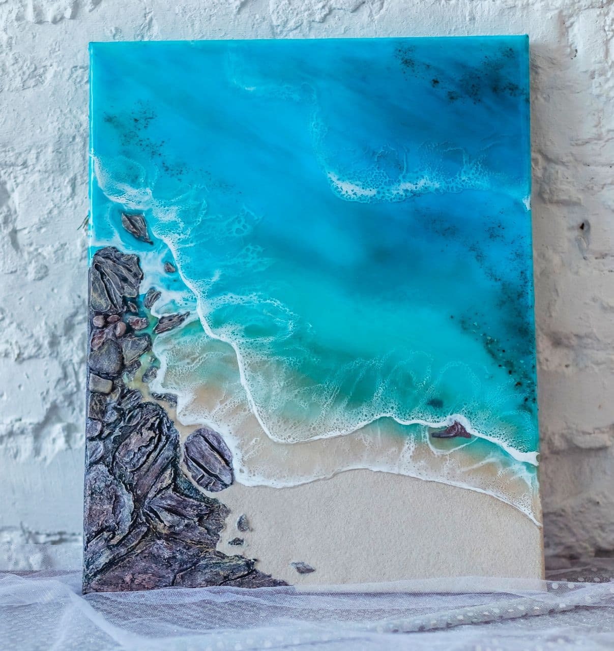 beach ocean resin art beach ocean resin art