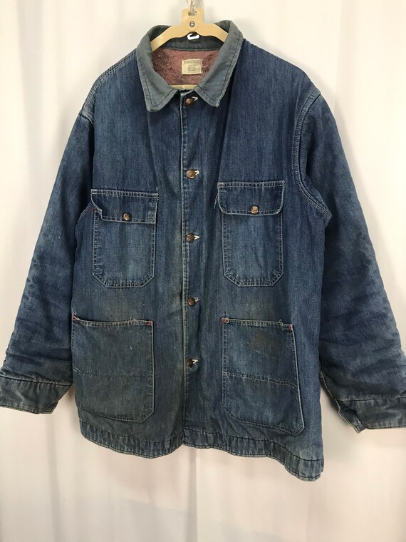 Vintage BIGMAC distressed WORKWEAR JACKET 70s - Gem