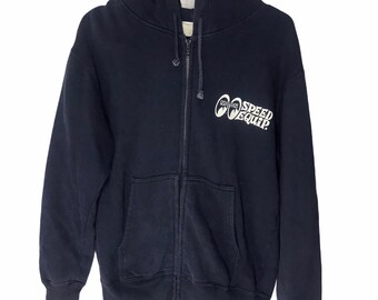 Speed moon equipment zipper hoodie