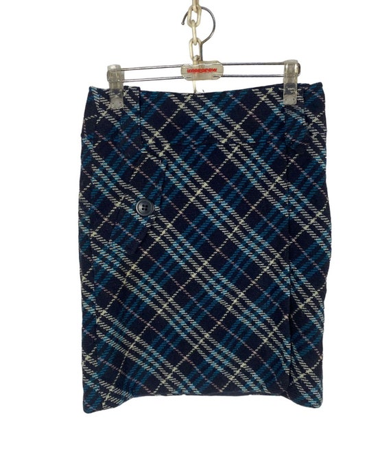 Burberry blue label wool skirt