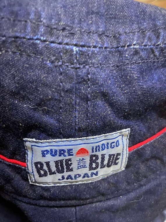 Blue blue japan pure indigo reversible bucket hats - image 6