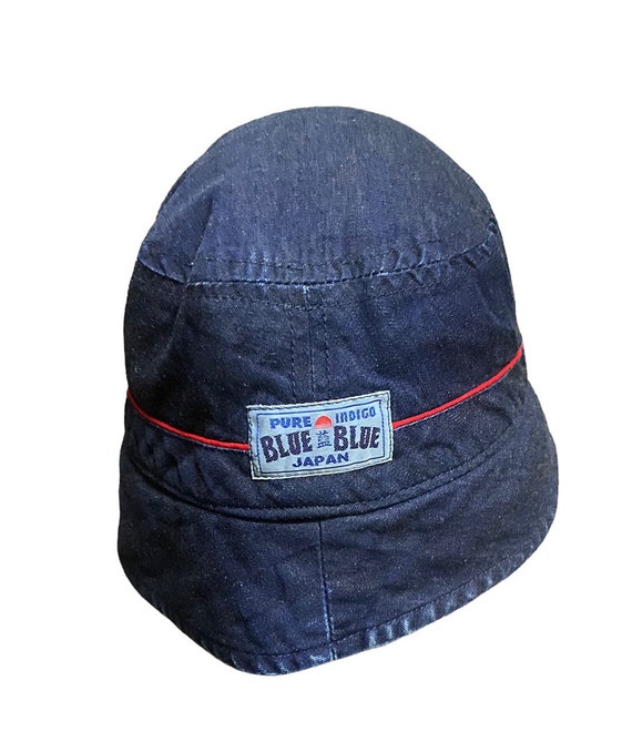Blue blue japan pure indigo reversible bucket hats - image 1