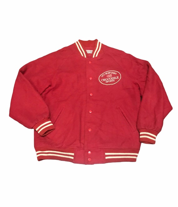 Other Designers Vintage - Vintage Crocodile Sports Wool Varsity