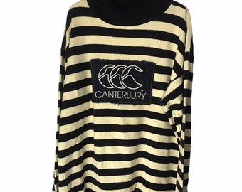 Canterbury sweatshirt stripes turtleneck