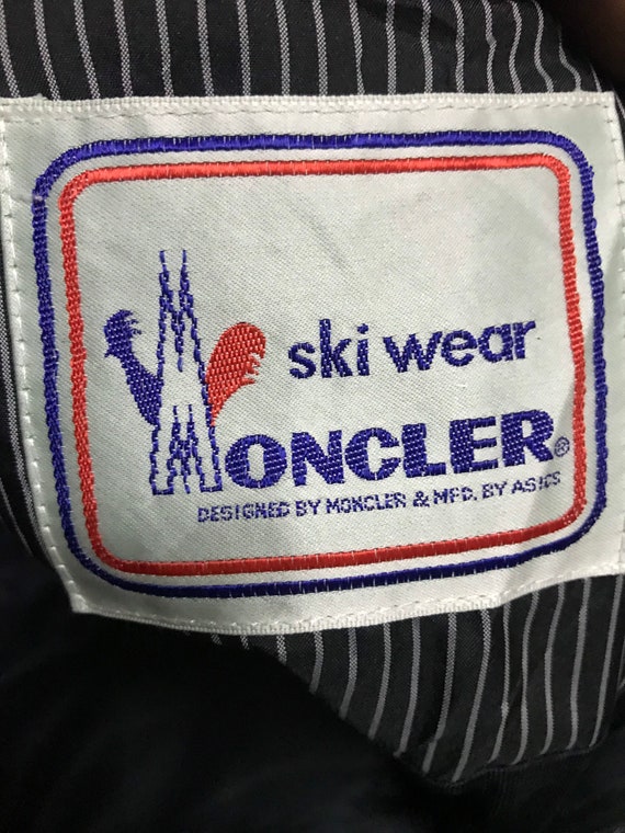 Vintage Moncler x asics mfd sleeveless stripes sk… - image 3