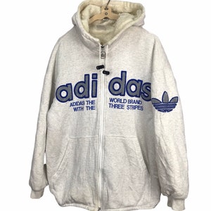 Adidas big logo zipper hoodie image 1