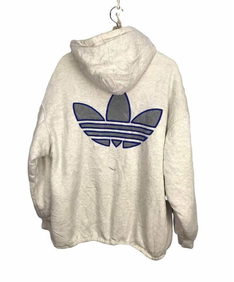 Adidas big logo zipper hoodie image 2