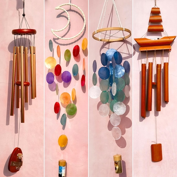 Custom Memorial Wind Chimes,sunshine Aluminum/wood/capiz Shell