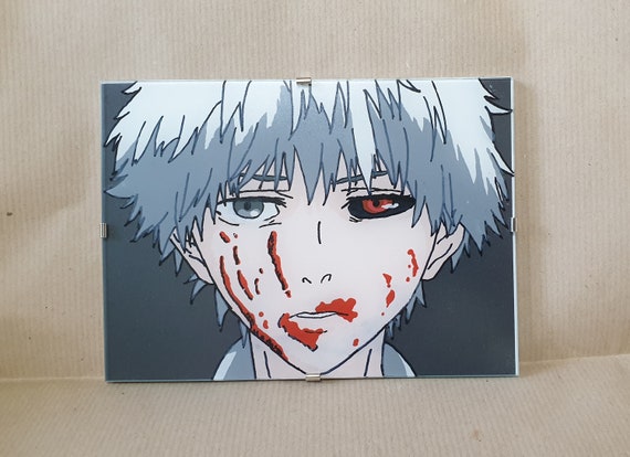 Anime Glass Painting Tokyo Ghoul Etsy Anime Glass Painting Tokyo Ghoul Etsy