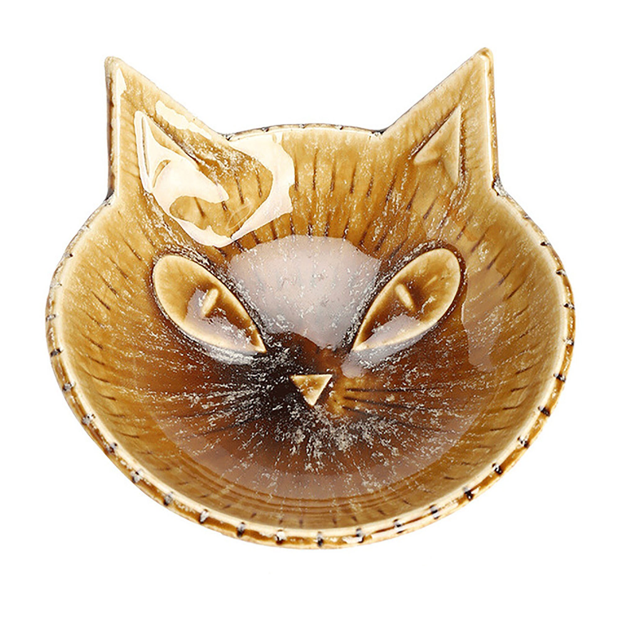 Cat bowl cat shaped bowl Ceramic Pet Bowl Ceramic Bowl Etsy