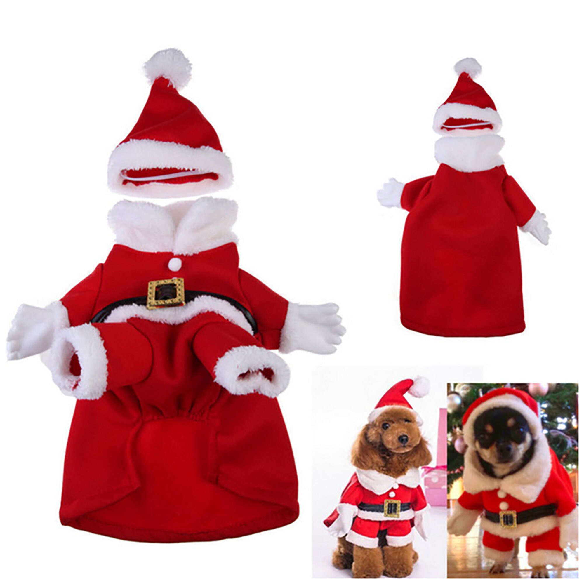 Christmas Pet Clothes Dog Christmas Suit Teddy Dog Clothes Etsy