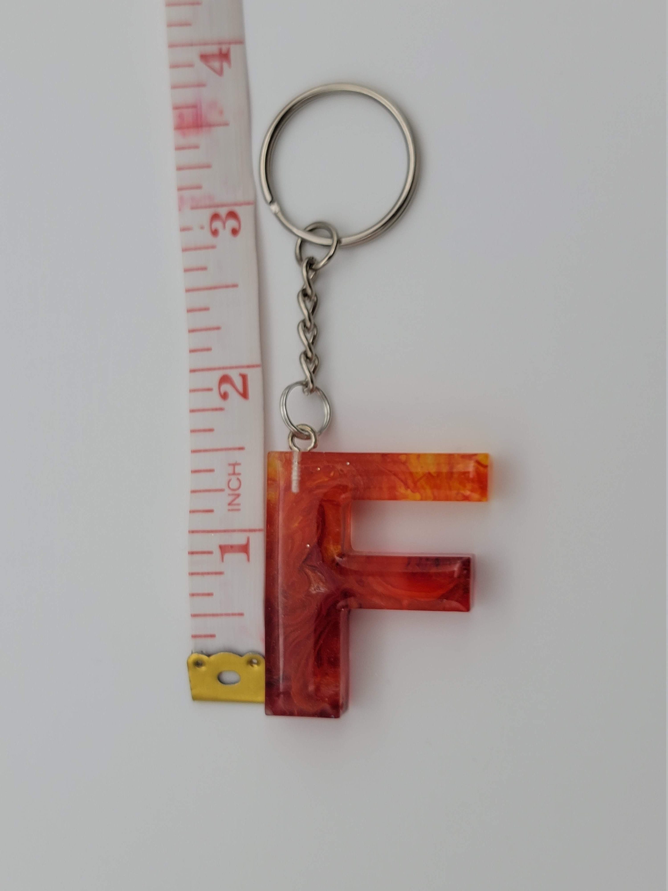 Letter f keyring sale