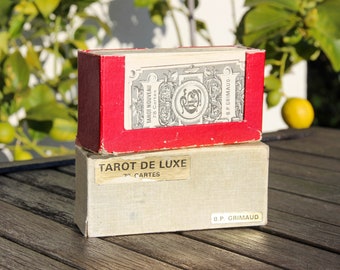 Jeu De Tarot Français Ancien Complet - Tarot De Luxe B.P. Grimaud - Occasion