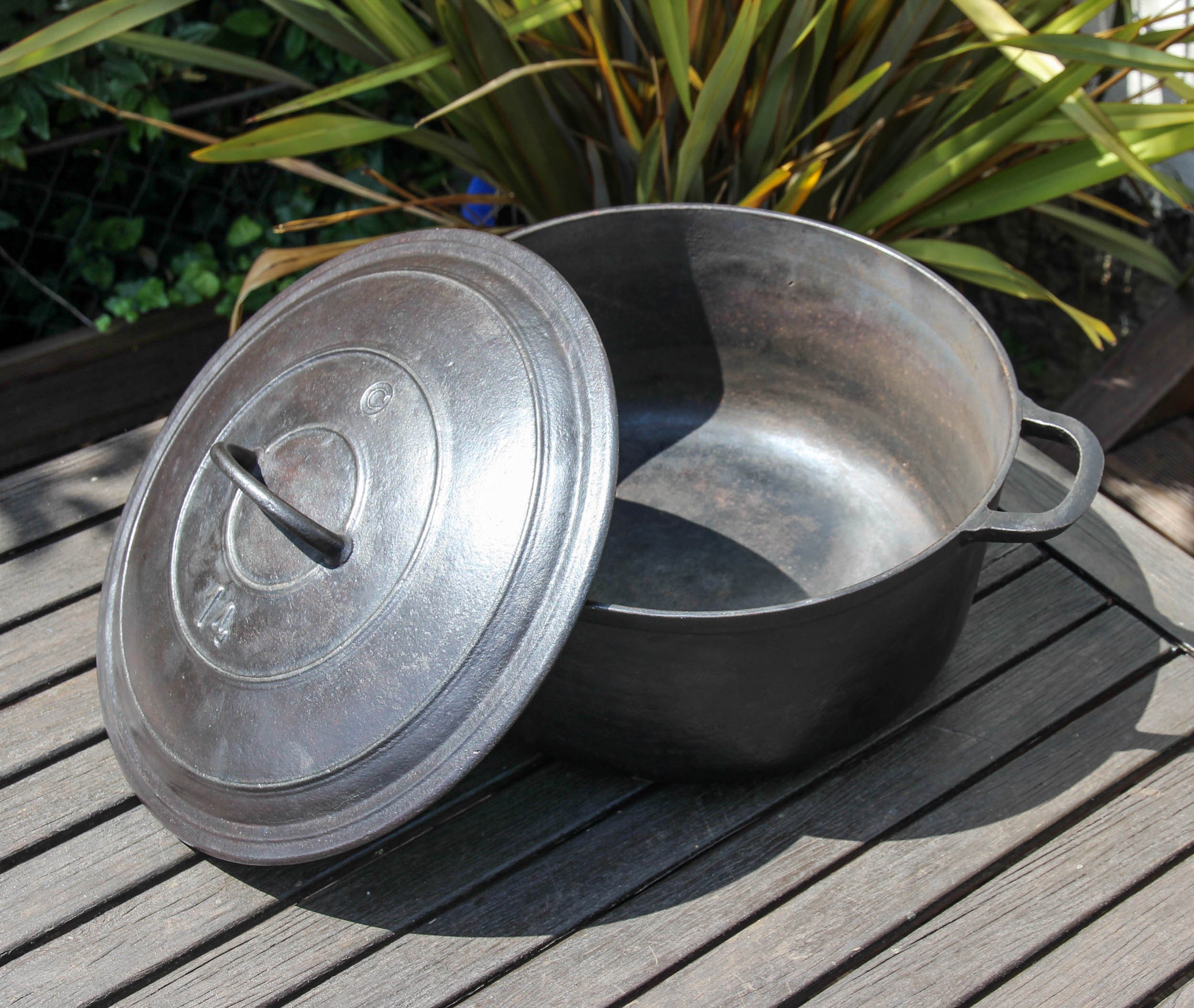 Antique French Heavy Cast Iron Size 14 Chappée Cooking Pot Etsy