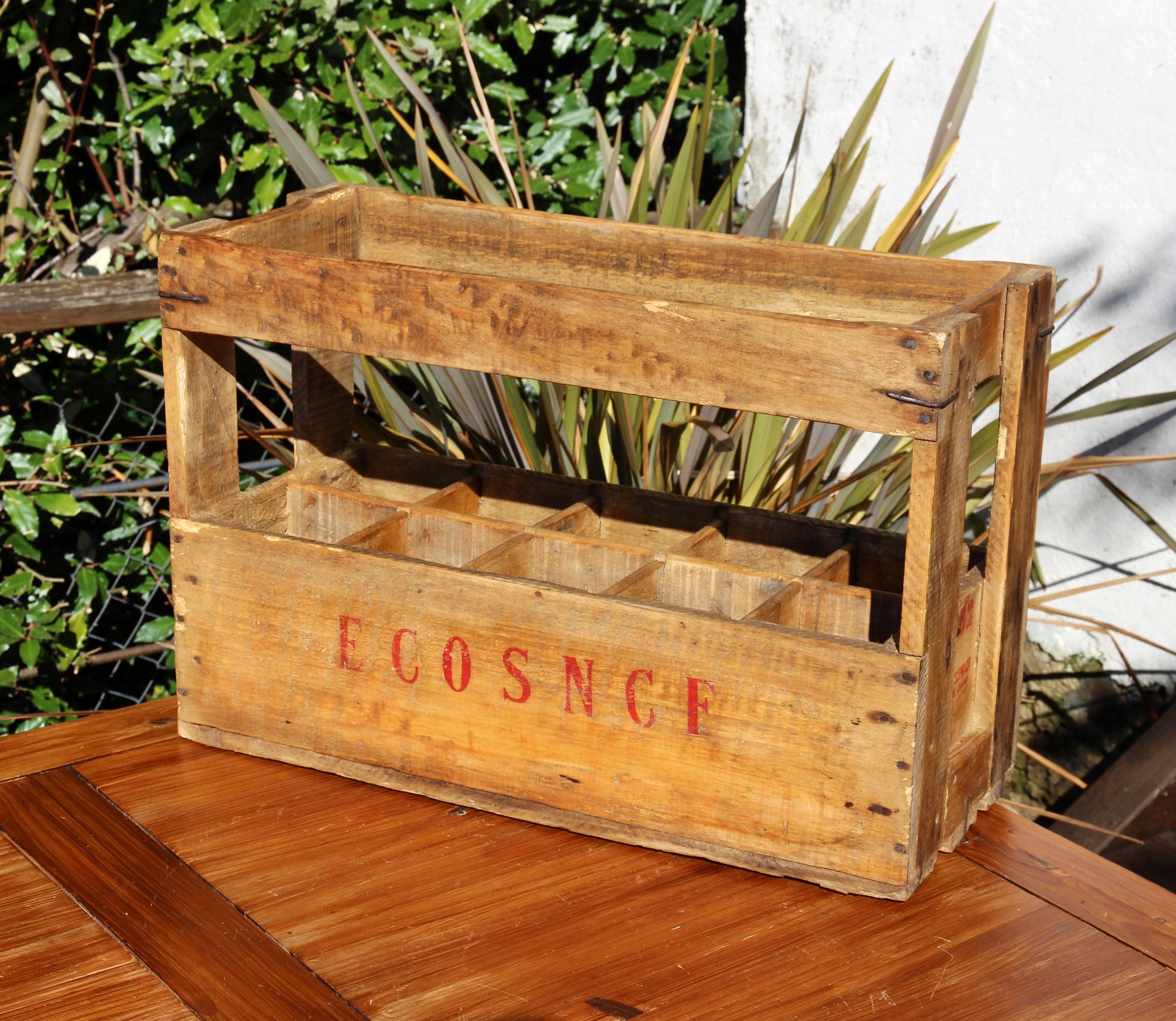 アンティーク雑貨 france vintage stencil wood box france vintage stencil wood box