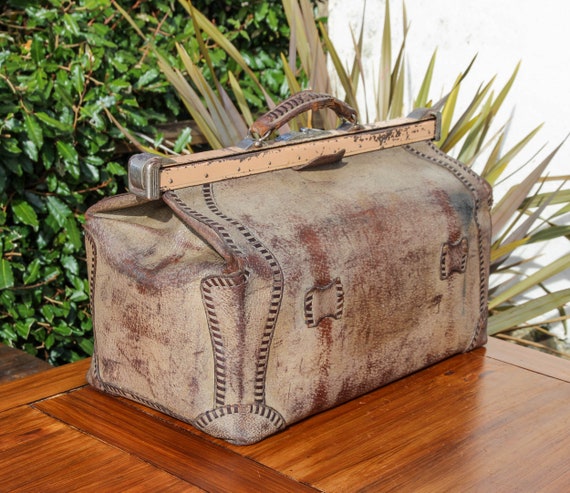 Antique gladstone bag best sale