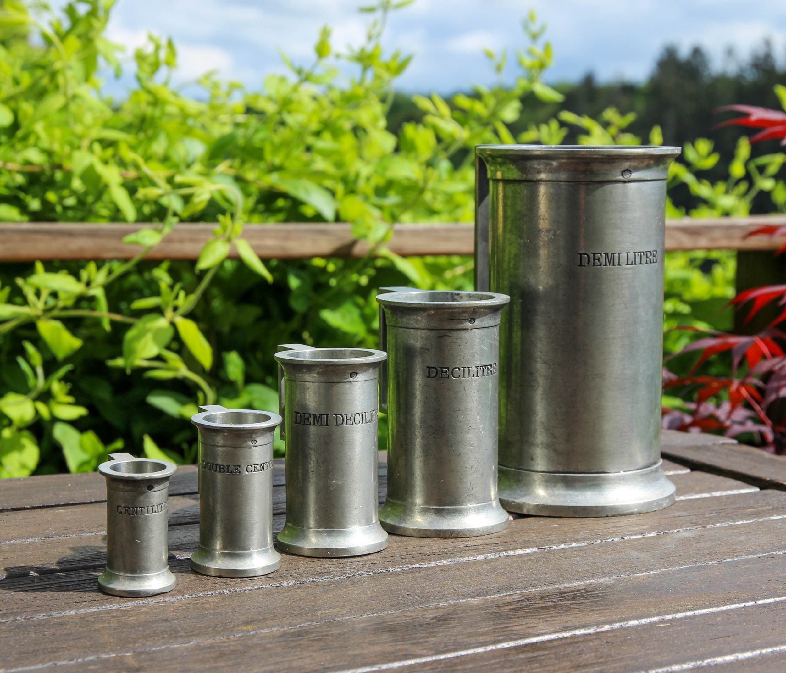 Set of 5 Vintage French ETAINS DU MANOIR Pewter Apothecary - Etsy
