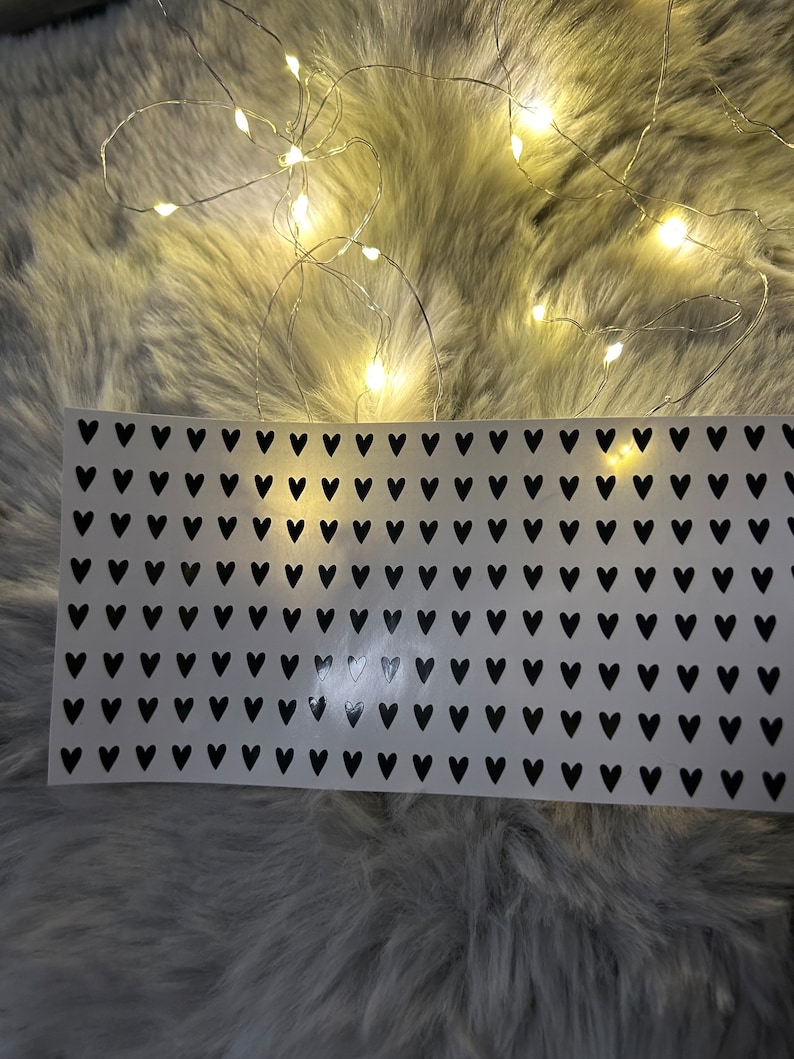 Sticker Aufkleben Herzen Mini-Herzen 150 Stück DIY Bild 7