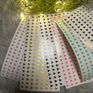 Herzen Mini Sticker Aufkleben Herzen Mini-Herzen 150 Stück DIY