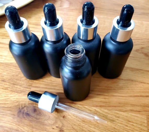 Glas Doppler Flasche leer für ätherische Öle Aromatherapie - .de