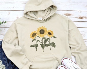 sunflower yellow hoodie