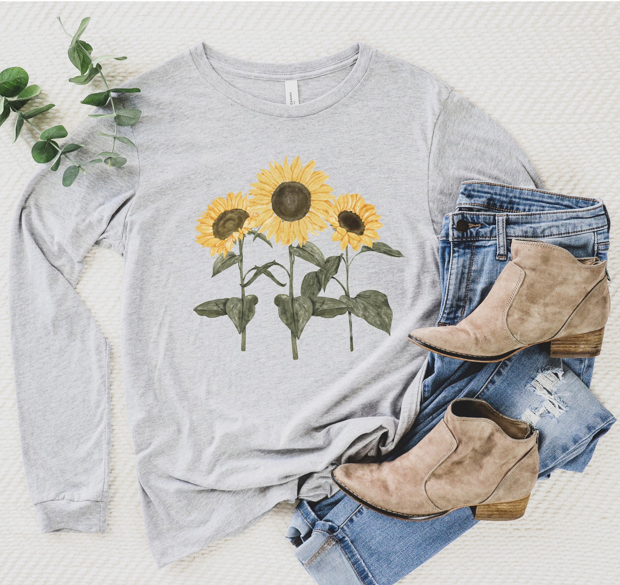 sunflower long sleeve shirt