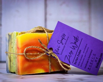 Soap ends - Zero Waste Soap sections - Sample set of natural soaps - Cold-pressed soaps made in Switzerland - Mini soap testers