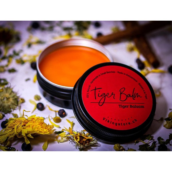 Balm a la Tiger - handmade warming ointment - Made in Switzerland - muscle balm - with essential oils