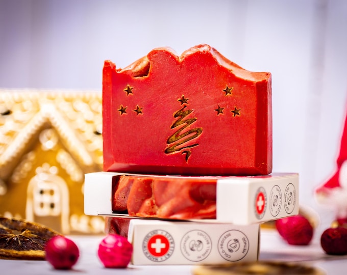 Featured listing image: Christmas Spice - Christmas Edition - Handmade Vegan Soap - Cold Process Method - Made in Switzerland - Gift