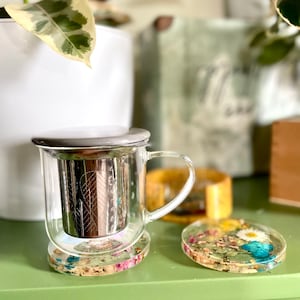 Custom Resin Decorative Coaster Set