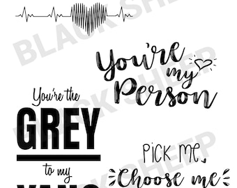 Grey's Anatomy, Grey's, Grey's Quotes, Grey, Grey Anatomy SVG, Cricut cut file, cricut, svg, illustration, graphic design, personalized gift