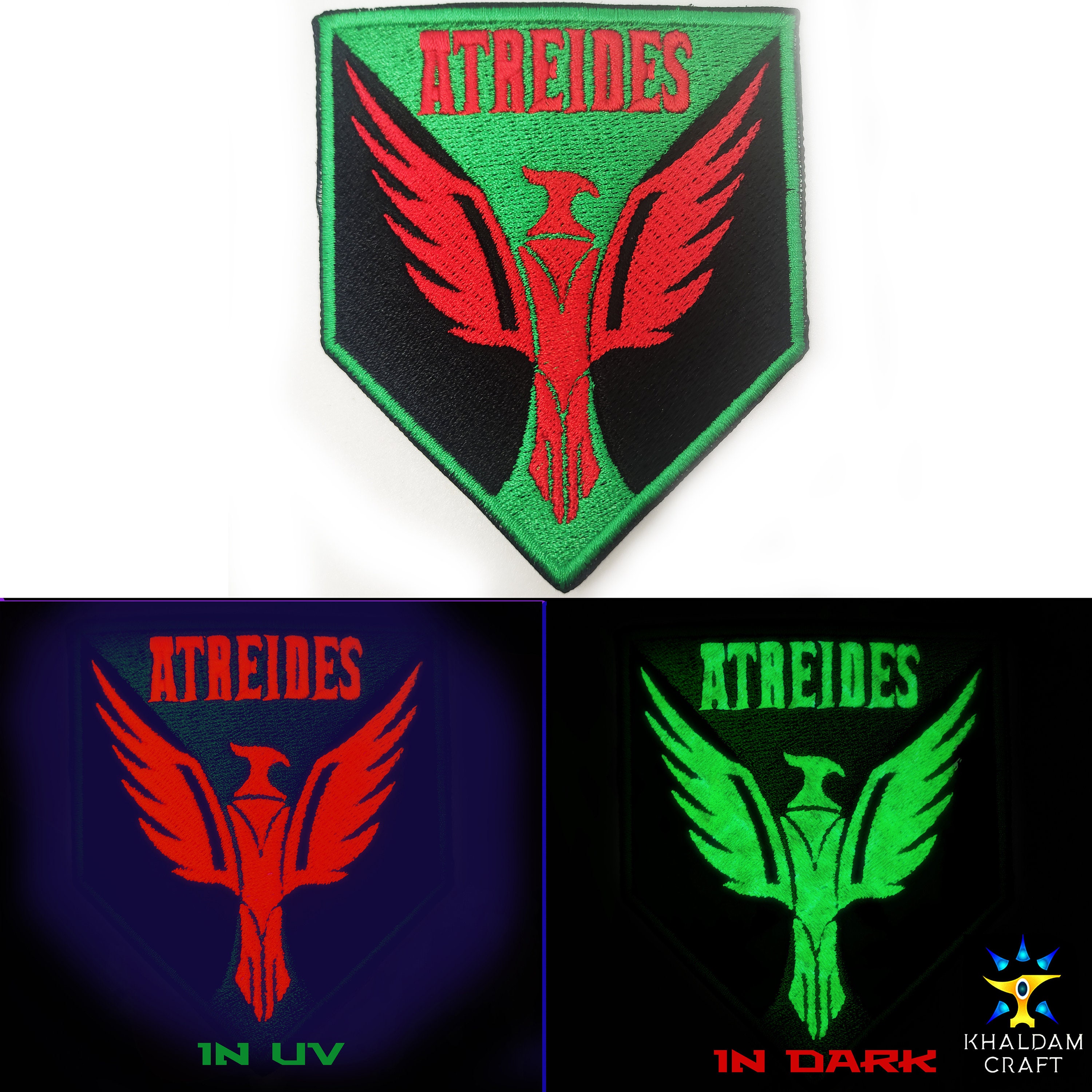 House Atreides Paul Letho Dune Inspierd Patch Mentats Etsy