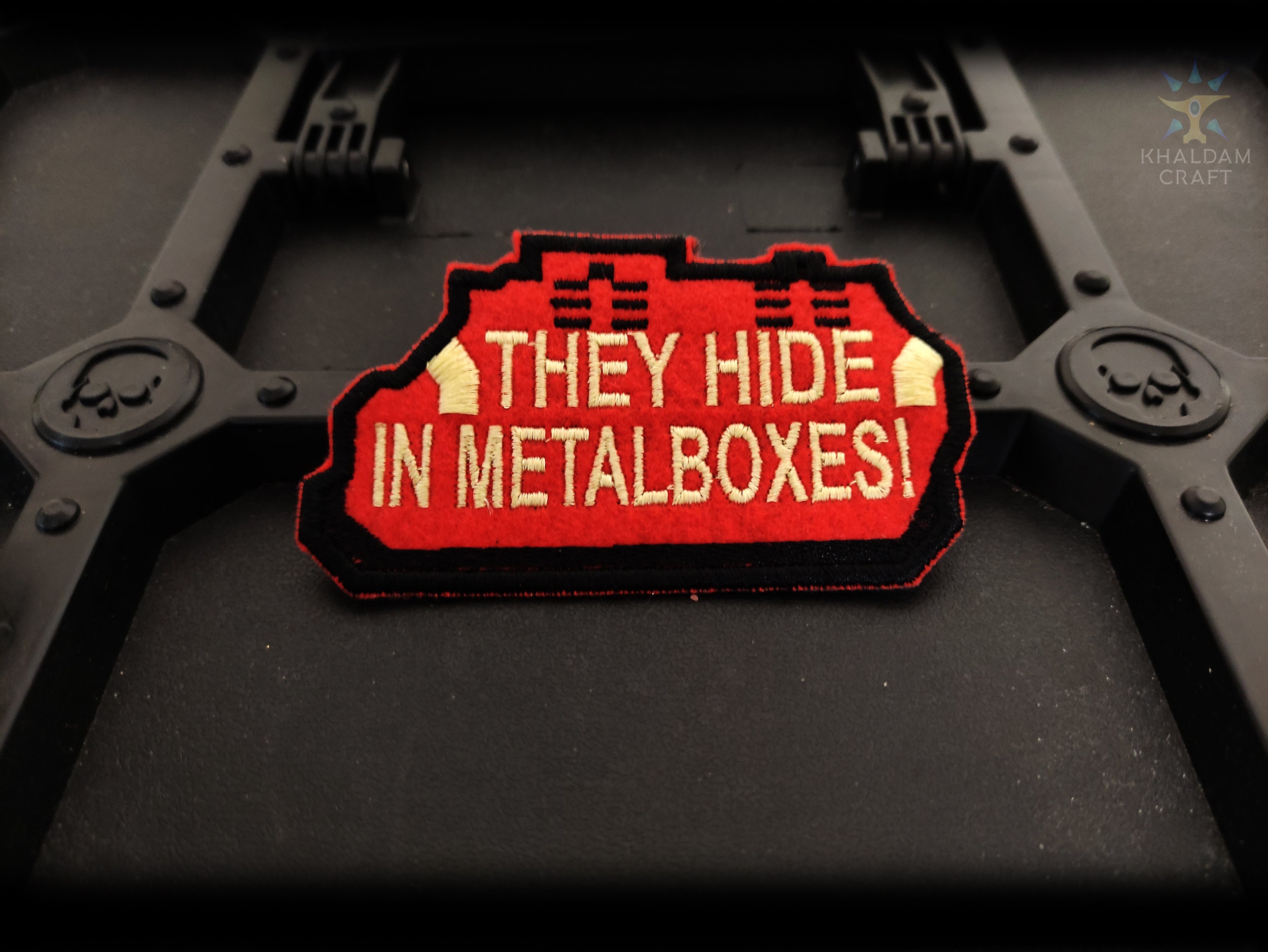 Metalboxes They Hide In Metal Boxes Space Marine Rhino Etsy