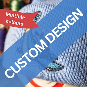 Specialtillverkad mössa Broderad Pokémon-mössa Vintermössa din egen Pokémon Vårmössa present