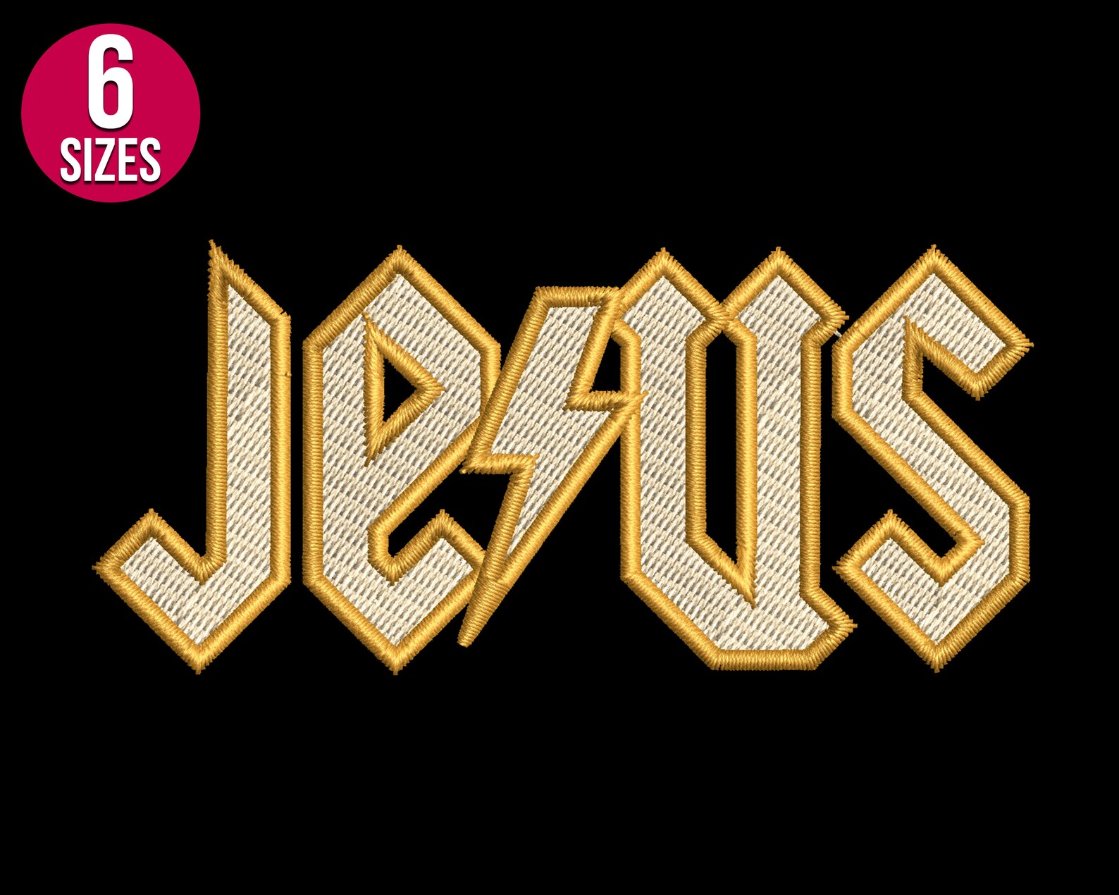Jesus Embroidery Design Rock Machine Embroidery File Etsy