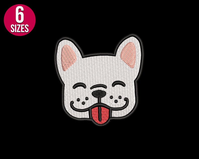 Dog Face Embroidery Design Puppy Machine Embroidery File Etsy