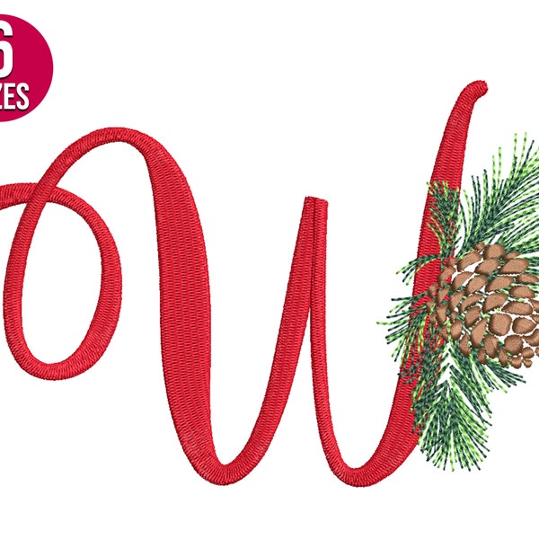 Letter W Embroidery - Etsy