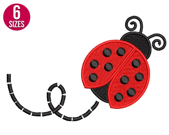 Free ladybug Embroidery Design - Machine Embroidery - 6 Sizes - Instant  Download Machine Embroidery Designs - Patterns & Fonts