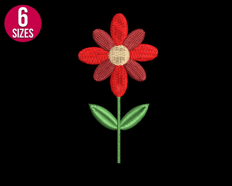 Mini Flower Embroidery Design Machine Embroidery File - Etsy