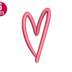 Stickdatei Herz, Mini Herz Stickdatei, Valentinstag, Liebe Maschinenstickdatei, sofort download